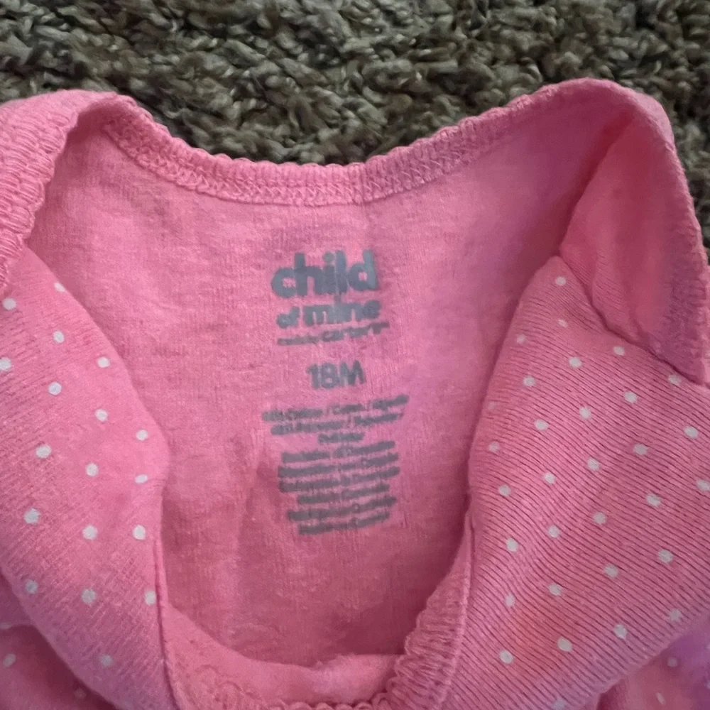 Pink Polka Dot Kids One Piece